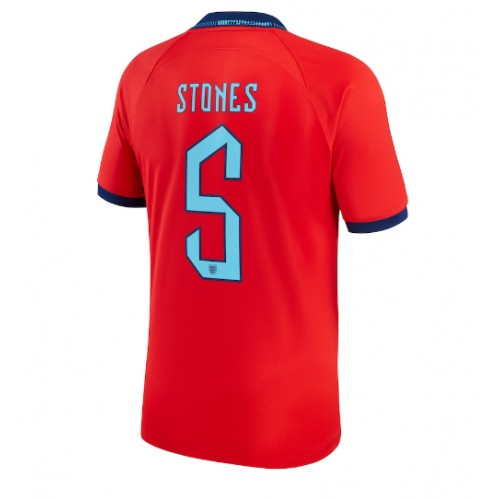 Engleska John Stones #5 Gostujuci Dres SP 2022 Kratak Rukavima
